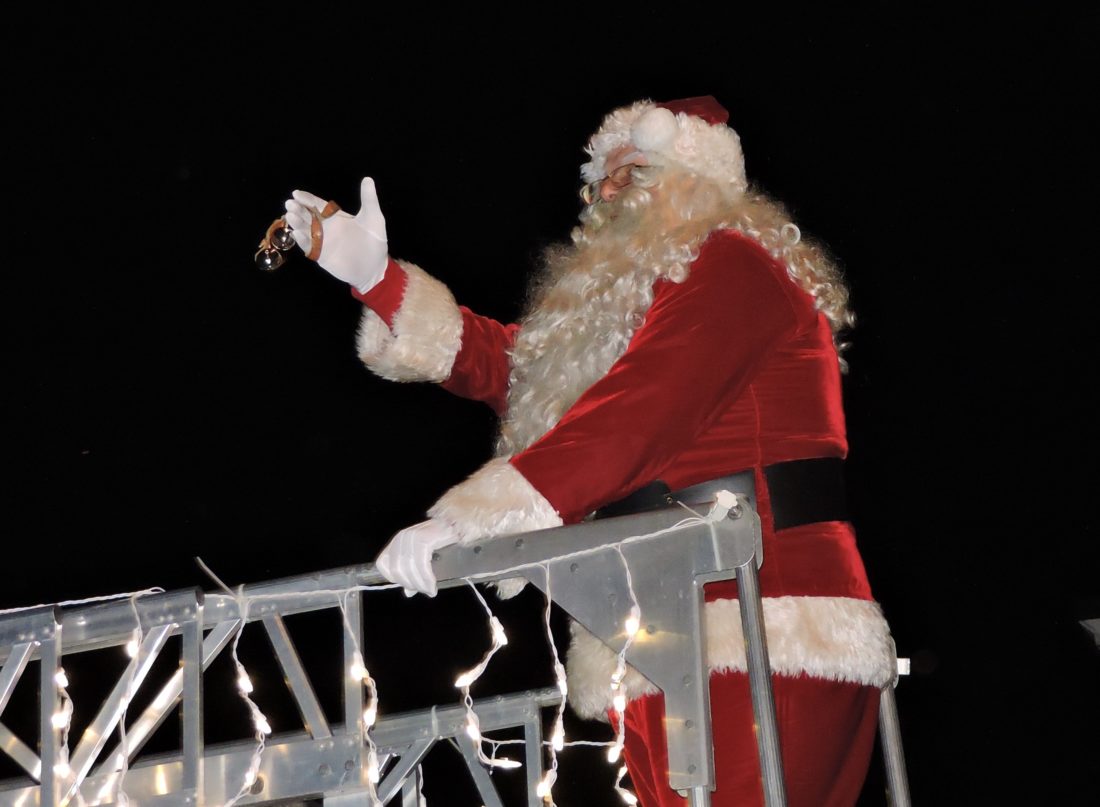 Jolly Old St. Nick Takes a Ride Through Martins Ferry During Christmas